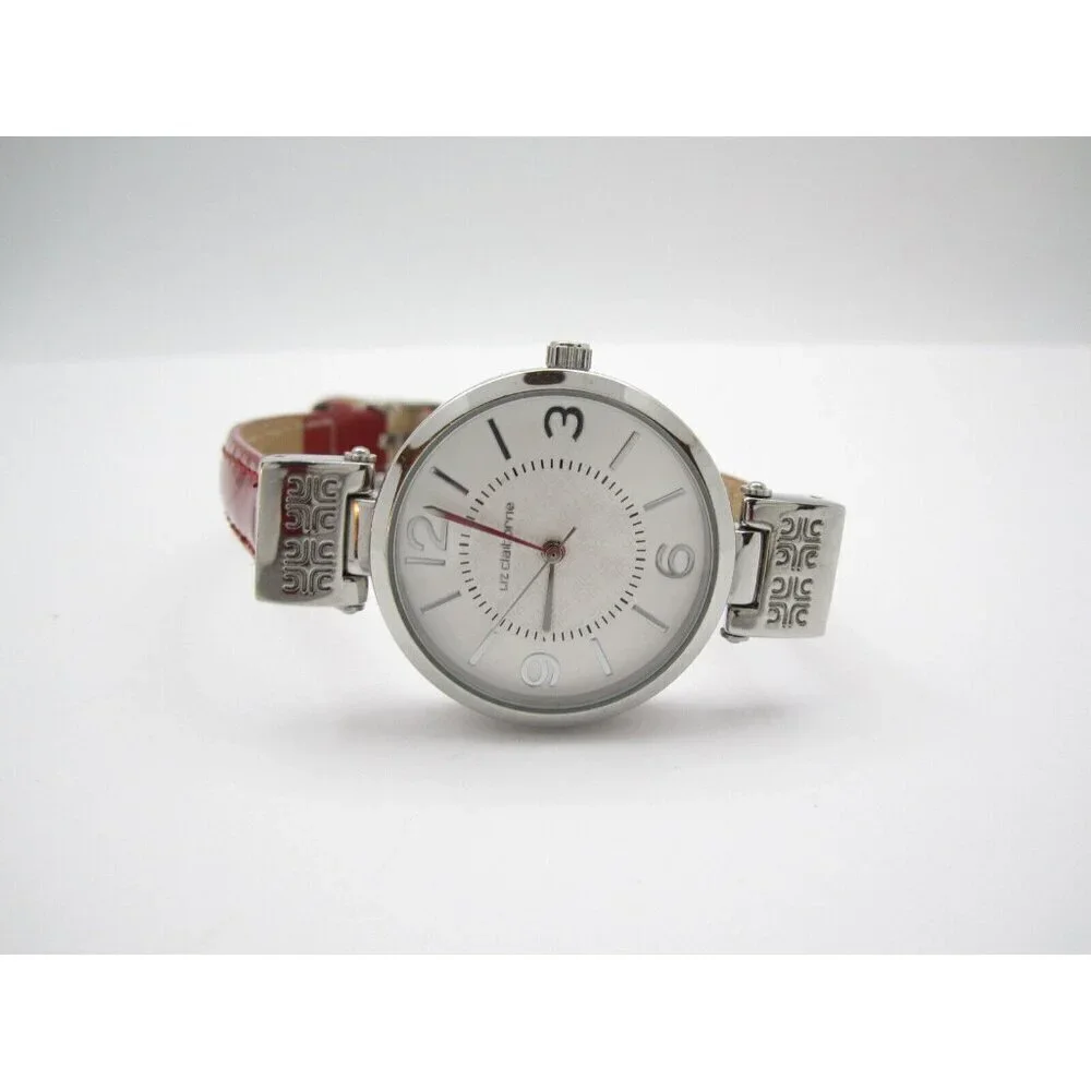 Women Liz Claiborne Quartz WR Analog 32mm Round‎ Watch (H523) 